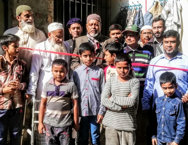 “জামান নাহার কল্যাণ পর্ষদ” কতৃক মানবতার দেয়ালের উদ্বোধন