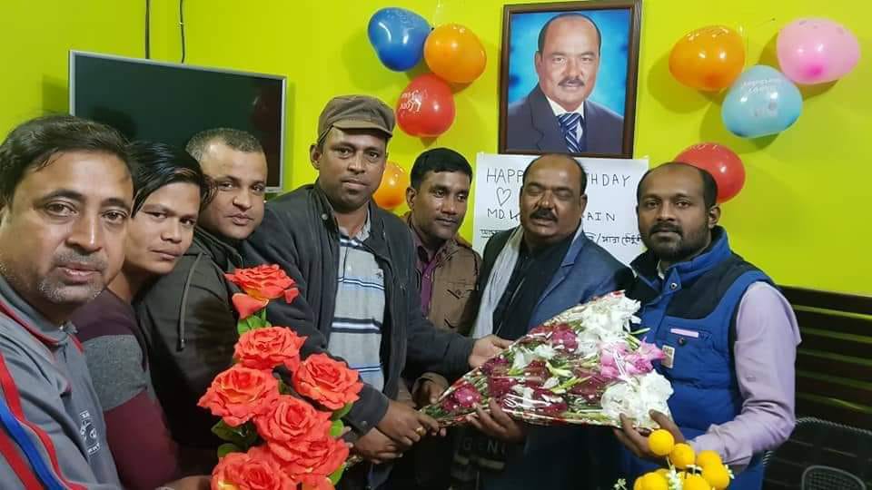 শ্রীমঙ্গল ব্যবসায়ী সমিতির সাধারন সম্পাদক কামাল হোসেনের ৫৯তম জন্মদিন পালন