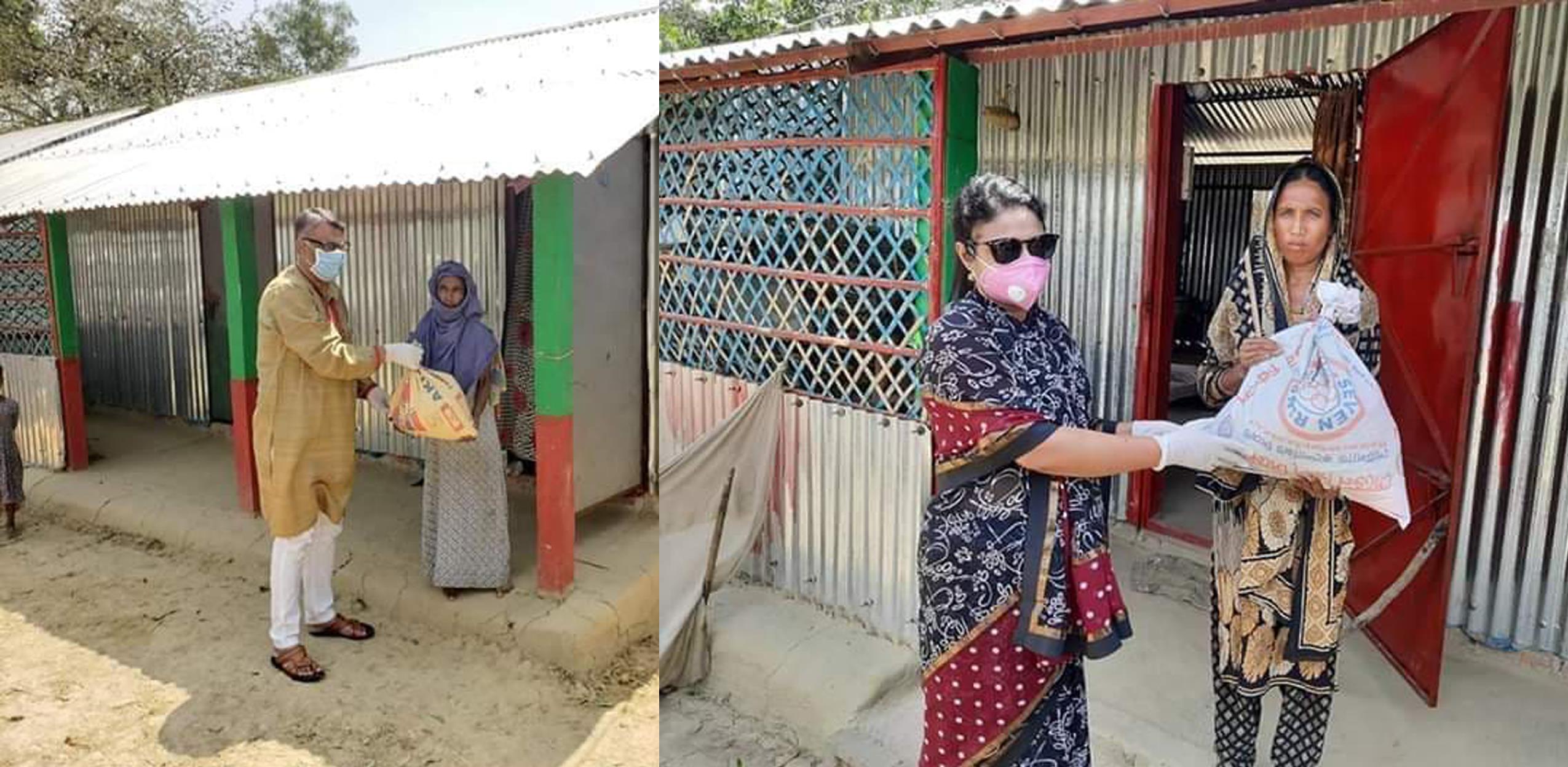 মৌলভীবাজারে প্রধানমন্ত্রীর দেয়া ত্রাণ বিতরণ করলেন সংসদ সদস্য  নেছার আহমেদ 