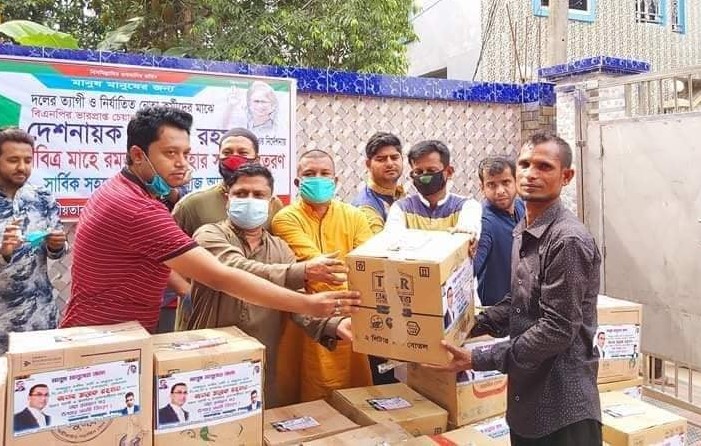 শ্রীমঙ্গলে ছাত্র দলের ত্যাগী ও নির্যাতিত নেতা কর্মীদের মাঝে ইফতার সামগ্রী বিতরণ