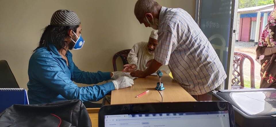 মৌলভীবাজারে মোস্তফাপুর ইউনিয়নের ভাতাভোগীদের ভাতা বিতরণ অনুষ্ঠিত