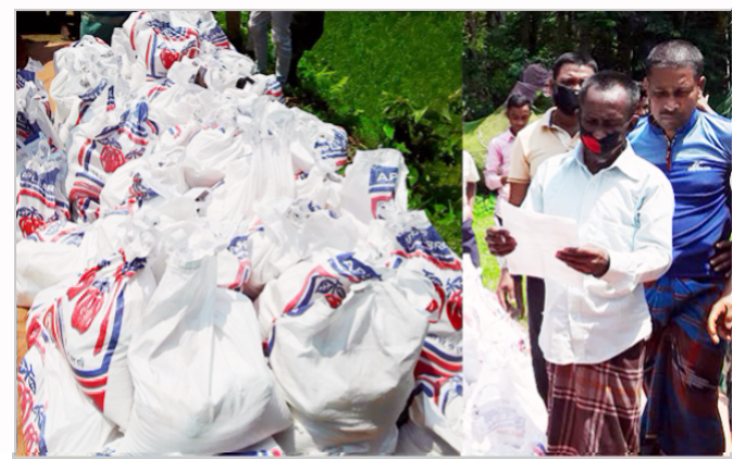 বড়লেখা শাহবাজপুরে আ.লীগ নেতার পারিবারিক উদ্যোগে অসহায়দের খাদ্য সহায়তা প্রদান