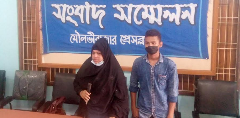 শ্রীমঙ্গলে স্বামীর বিরুদ্ধে মাদক,নারী ও স্ত্রীকে অবৈধ ব্যবসায় জড়িত করার চেষ্টার অভিযোগে সংবাদ সম্মেলন