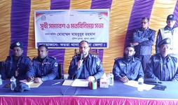 কয়রায় সুধীজনদের সাথে খুলনা জেলা পুলিশ  সুপারের মতবিনিময় 