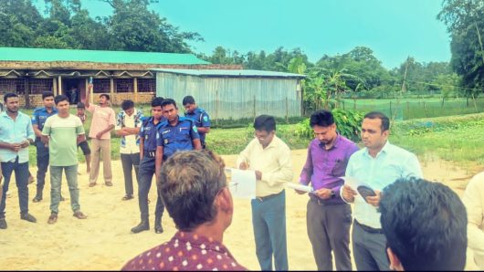 শ্রীমঙ্গলের ভূনবীতে জব্দকৃত অবৈধ বালু প্রকাশ্য নিলামে বিক্রী ৩ লাখ ১৩ হাজার!