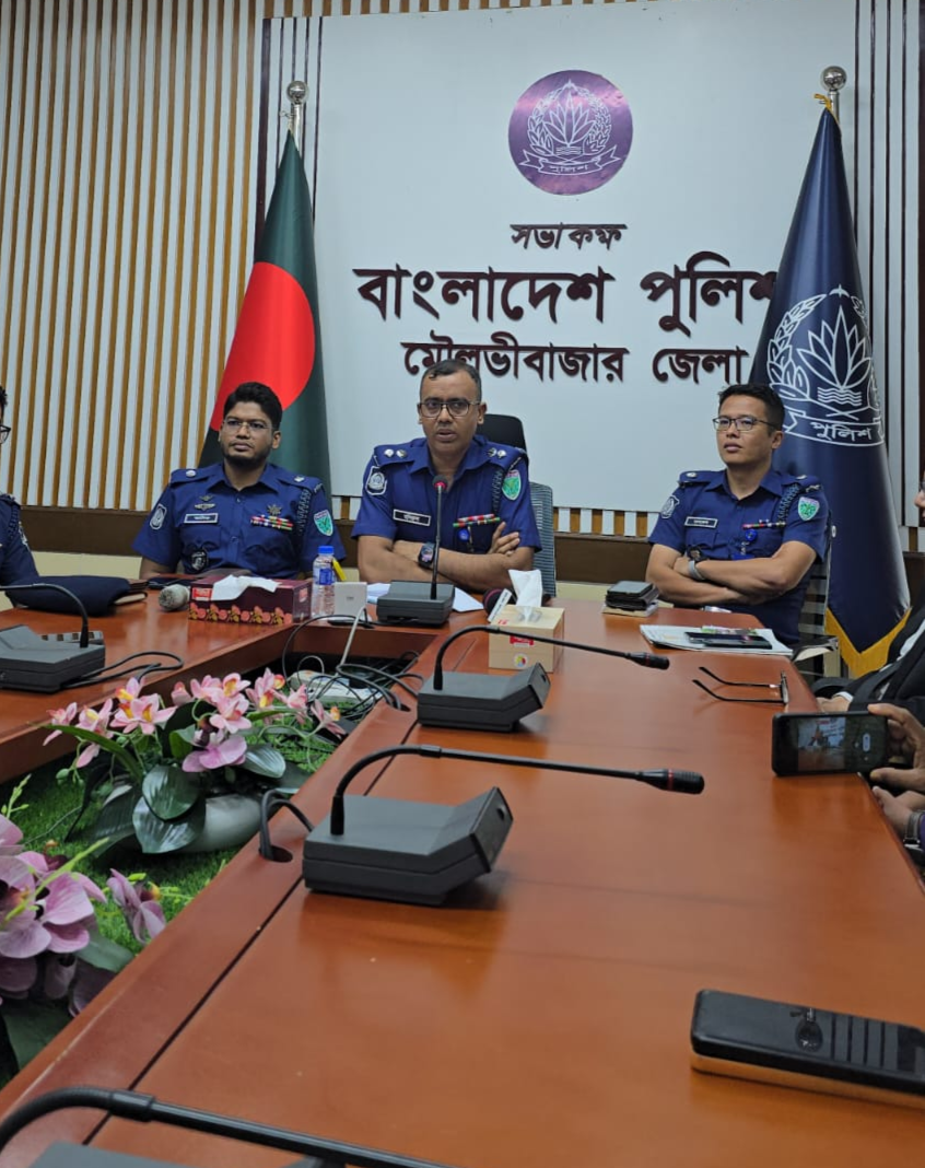 কাজের মাধ্যমেই সবার সাথে পরিচিত হতে চাই : মৌলভীবাজারের নবাগত পুলিশ সুপার